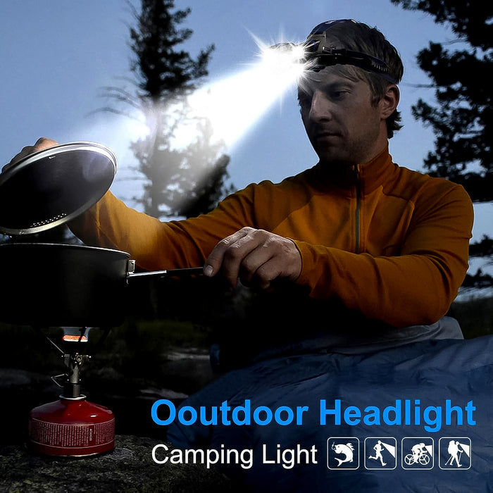 5 LED Headlamp USB Rechargeable Head Light