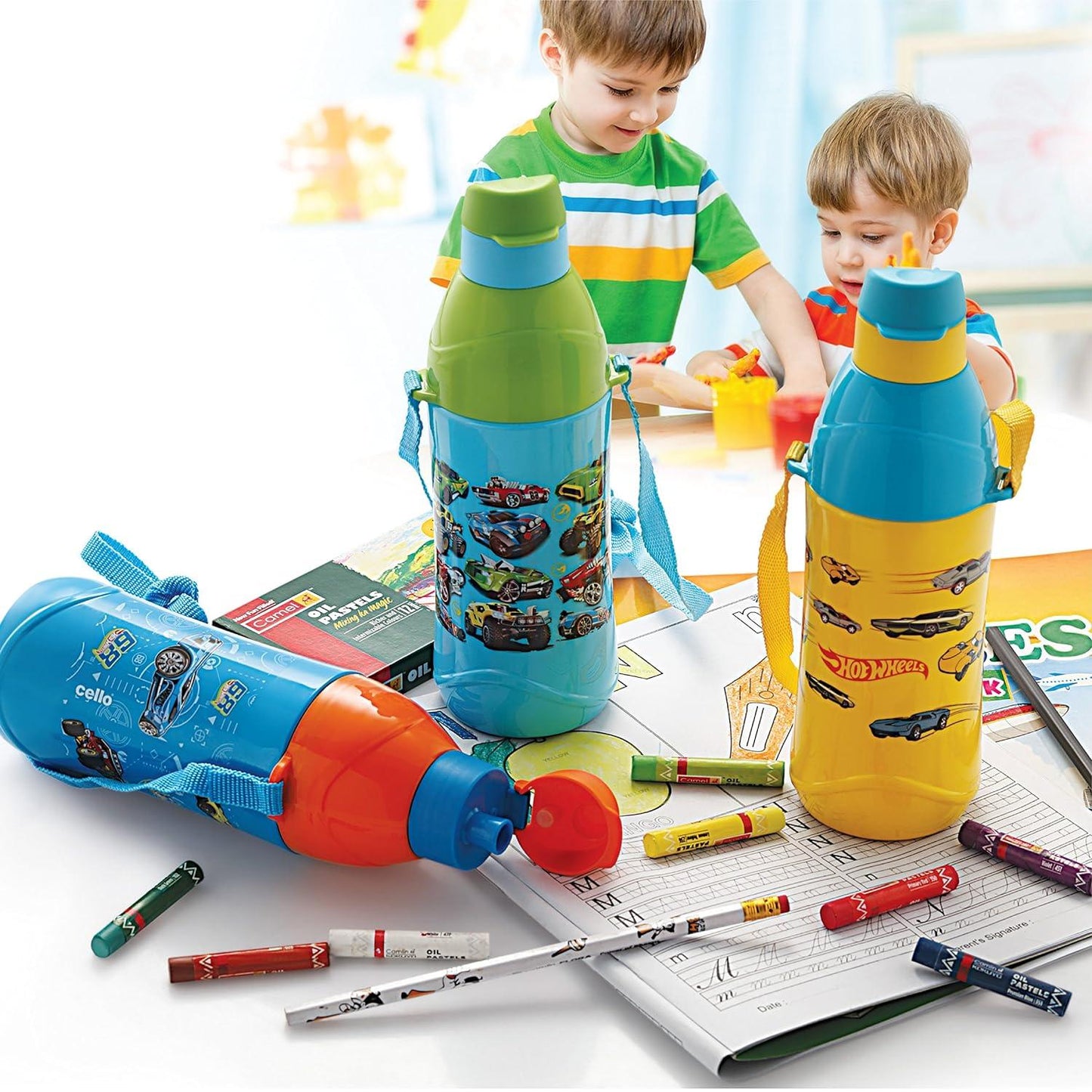 Kids Multi Color Water Bottles