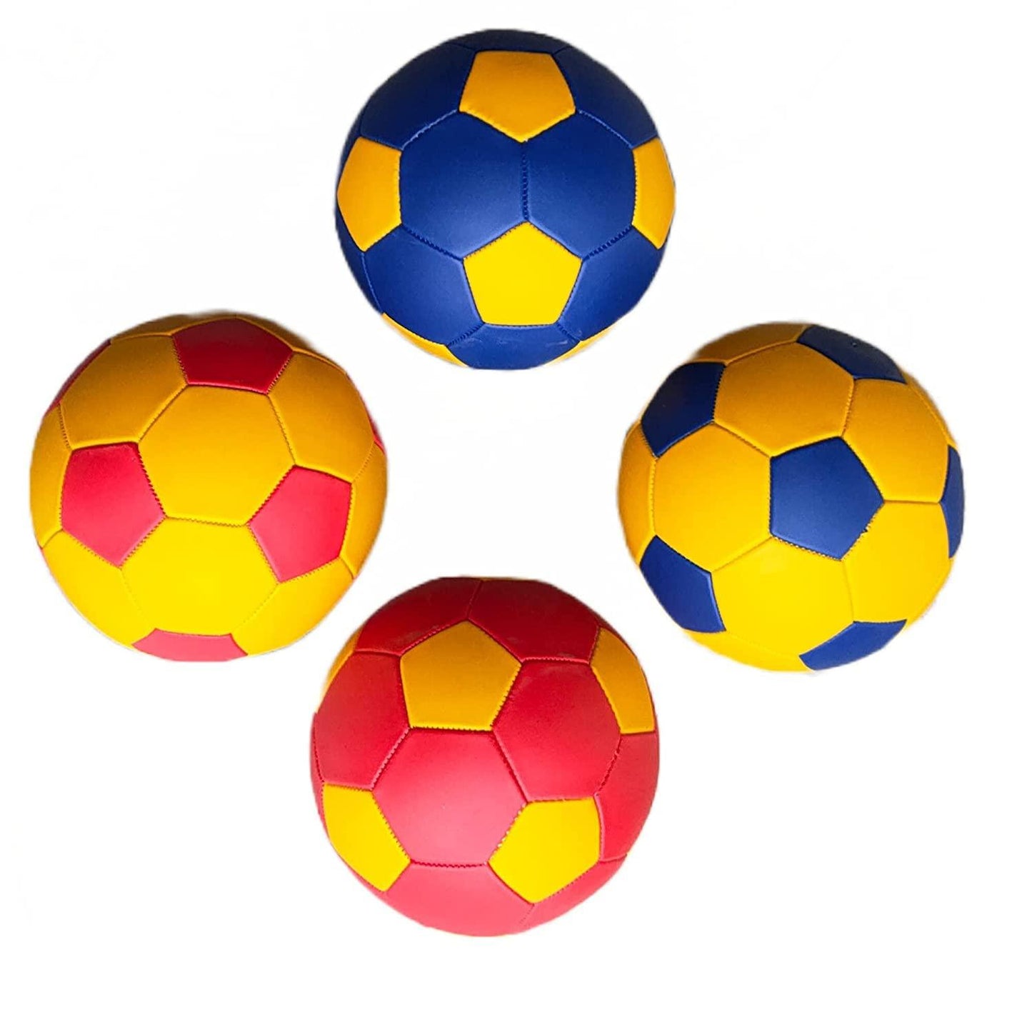 Size no. 4 Football with multiple colors