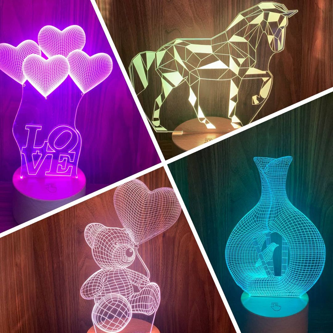 3D illusion LED Lamp