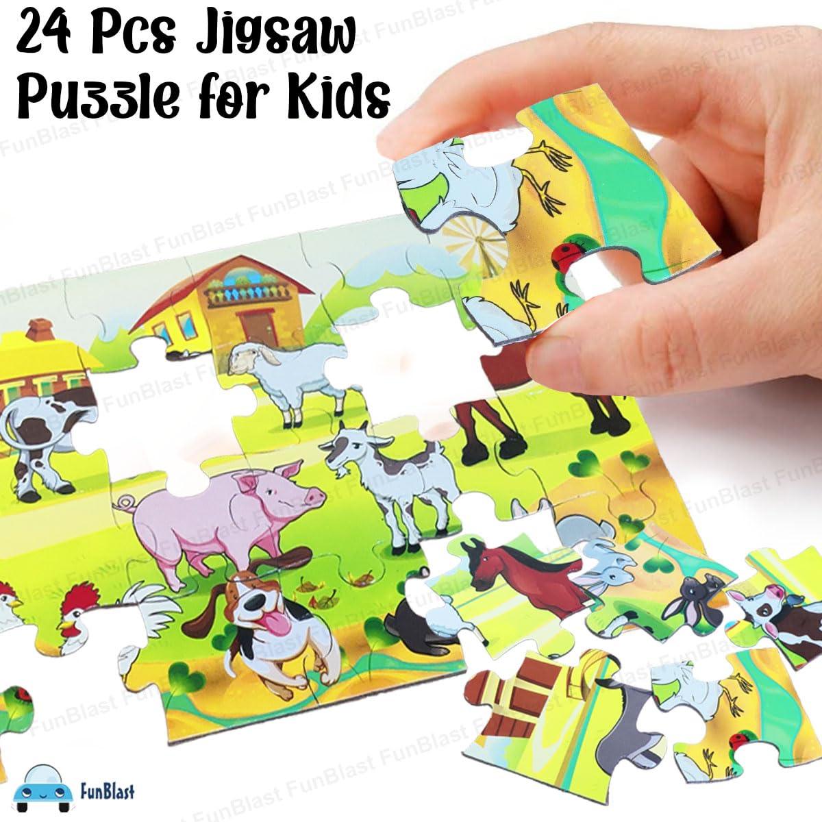 24 pcs jigsaw puzzle