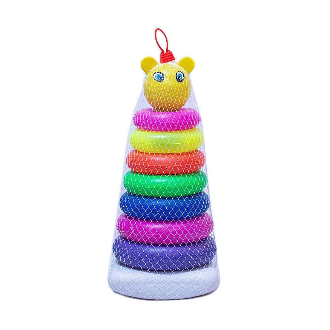 Stacking Colourful Rings for Growing Babies,Toddlers - 6 to 8 Multicolor Rings