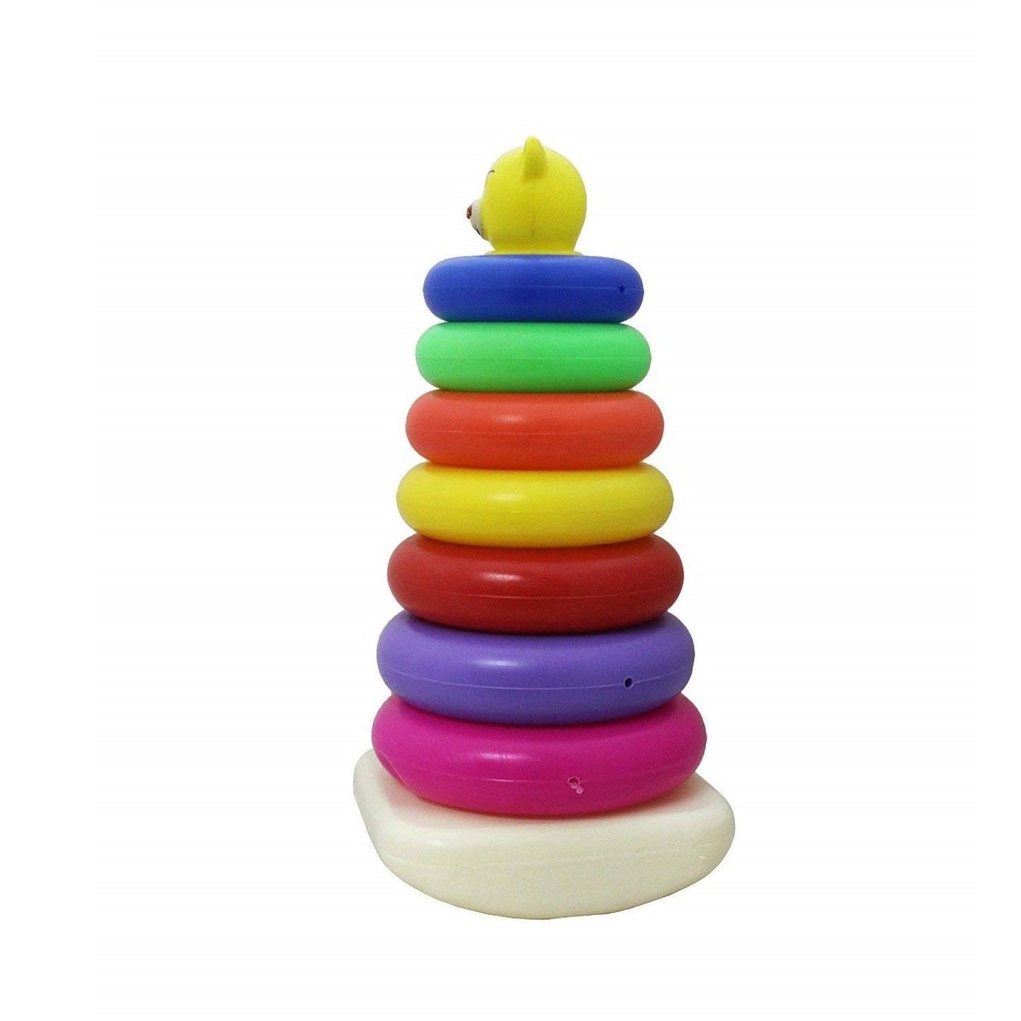 Stacking Colourful Rings for Growing Babies,Toddlers - 6 to 8 Multicolor Rings