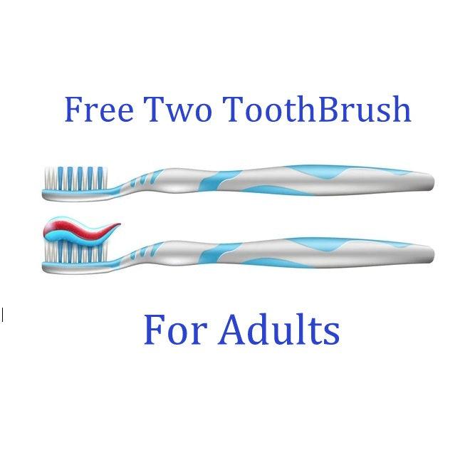 Free toothbrushes